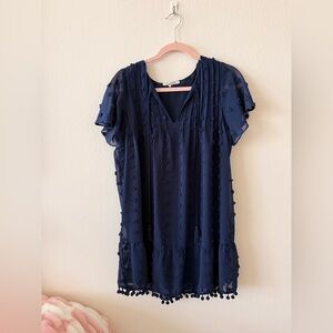 TULAROSA | Navy Blue Women's Mini Dress